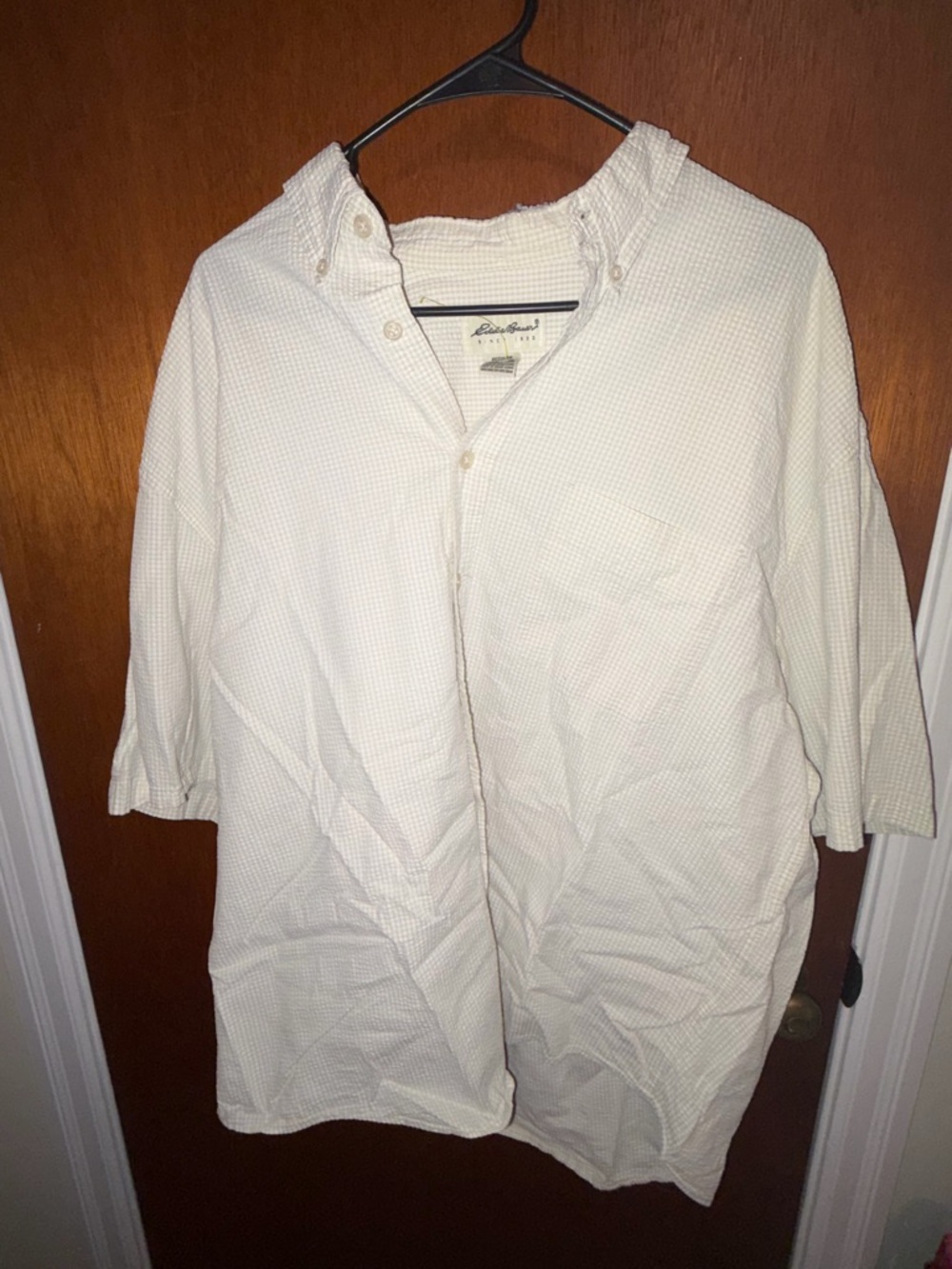 Eddie Bauer Light Green casual button up.